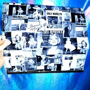 Black and White Marilyn Monroe inspired clutch